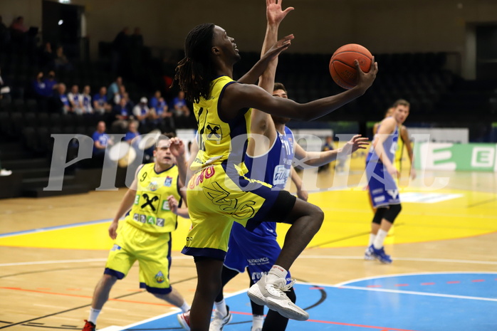 Basketball Superliga 2021/22, 3.Plazierungsrunde, UBSC Raiffeisen Graz vs. Unger Steel Gunners Oberwart 