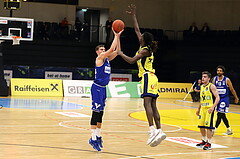 Basketball Superliga 2021/22, 3.Plazierungsrunde, UBSC Raiffeisen Graz vs. Unger Steel Gunners Oberwart 