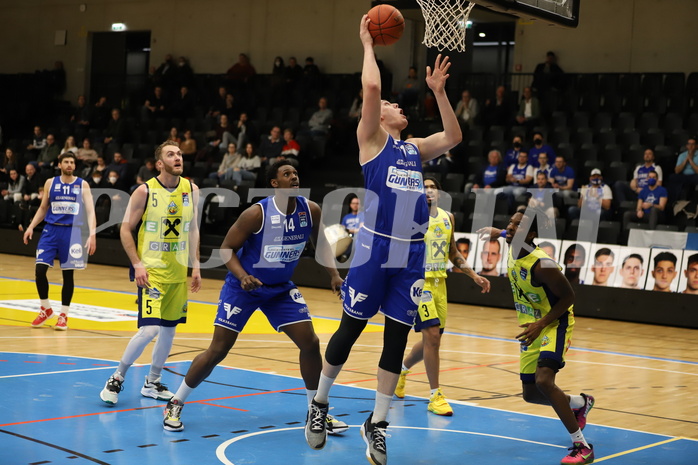 Basketball Superliga 2021/22, 3.Plazierungsrunde, UBSC Raiffeisen Graz vs. Unger Steel Gunners Oberwart 