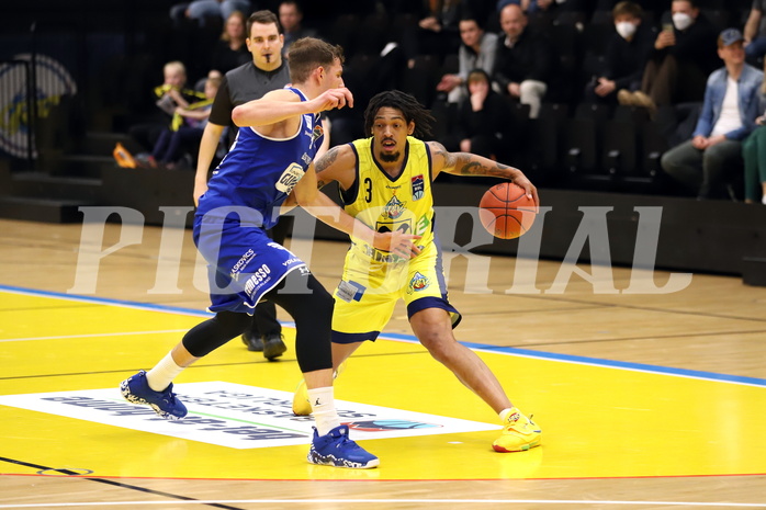 Basketball Superliga 2021/22, 3.Plazierungsrunde, UBSC Raiffeisen Graz vs. Unger Steel Gunners Oberwart 
