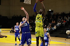 Basketball Superliga 2021/22, 3.Plazierungsrunde, UBSC Raiffeisen Graz vs. Unger Steel Gunners Oberwart 