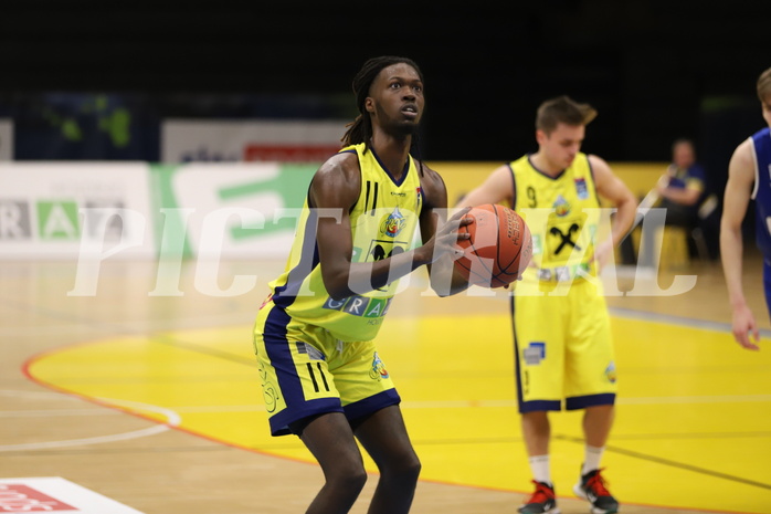 Basketball Superliga 2021/22, 3.Plazierungsrunde, UBSC Raiffeisen Graz vs. Unger Steel Gunners Oberwart 
