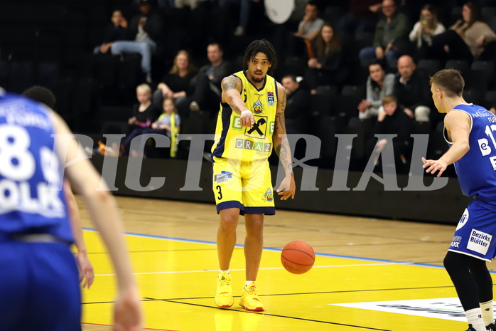 Basketball Superliga 2021/22, 3.Plazierungsrunde, UBSC Raiffeisen Graz vs. Unger Steel Gunners Oberwart 