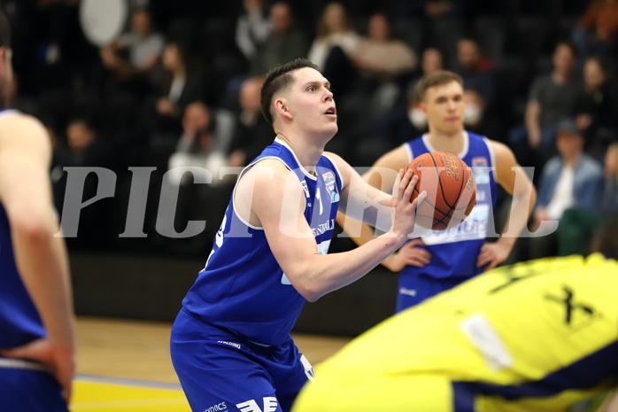 Basketball Superliga 2021/22, 3.Plazierungsrunde, UBSC Raiffeisen Graz vs. Unger Steel Gunners Oberwart 