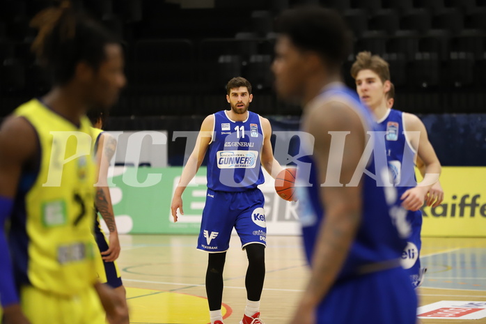 Basketball Superliga 2021/22, 3.Plazierungsrunde, UBSC Raiffeisen Graz vs. Unger Steel Gunners Oberwart 