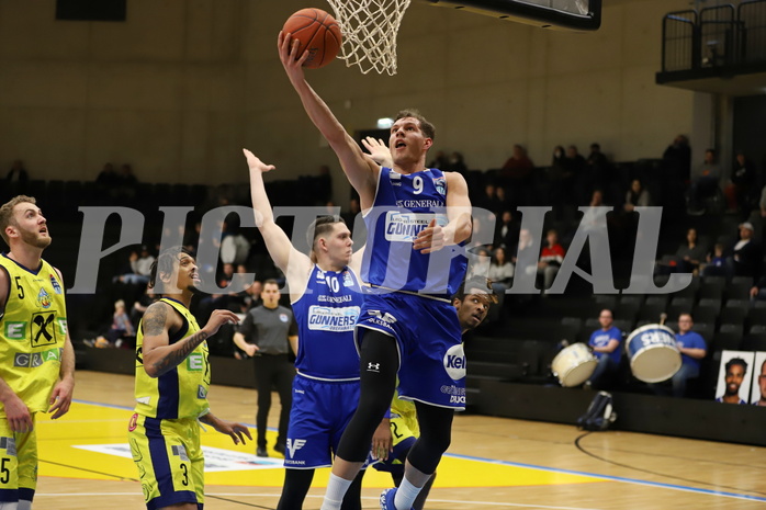 Basketball Superliga 2021/22, 3.Plazierungsrunde, UBSC Raiffeisen Graz vs. Unger Steel Gunners Oberwart 