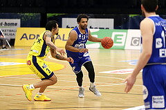 Basketball Superliga 2021/22, 3.Plazierungsrunde, UBSC Raiffeisen Graz vs. Unger Steel Gunners Oberwart 