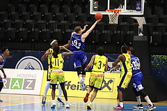 Basketball Superliga 2021/22, 3.Plazierungsrunde, UBSC Raiffeisen Graz vs. Unger Steel Gunners Oberwart 