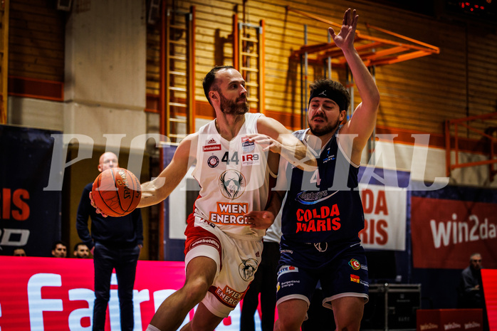 Basketball, win2day Basketball Superliga 2022/23, Grunddurchgang Runde 15, BBC Nord Dragonz, BC Vienna, 