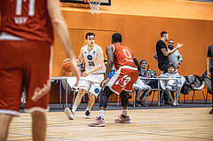 Basketball, Win2Day Superliga 2022/23, Grunddurchgang 15.Runde, Vienna Timberwolves, Arkadia Traiskirchen Lions, Paul Rotter (66)