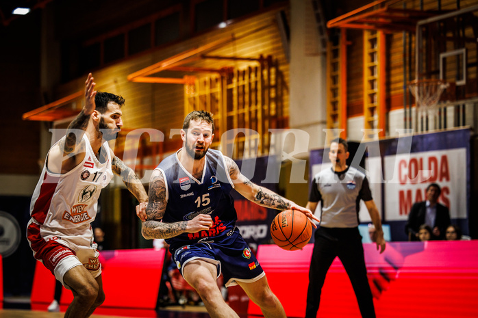 Basketball, win2day Basketball Superliga 2022/23, Grunddurchgang Runde 15, BBC Nord Dragonz, BC Vienna, 