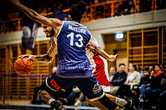 Basketball, win2day Basketball Superliga 2022/23, Grunddurchgang Runde 15, BBC Nord Dragonz, BC Vienna, 