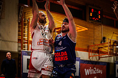Basketball, win2day Basketball Superliga 2022/23, Grunddurchgang Runde 15, BBC Nord Dragonz, BC Vienna, 
