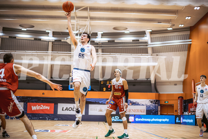 Basketball, Win2Day Superliga 2022/23, Grunddurchgang 15.Runde, Vienna Timberwolves, Arkadia Traiskirchen Lions, Paul Rotter (66)