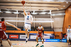 Basketball, Win2Day Superliga 2022/23, Grunddurchgang 15.Runde, Vienna Timberwolves, Arkadia Traiskirchen Lions, Paul Rotter (66)