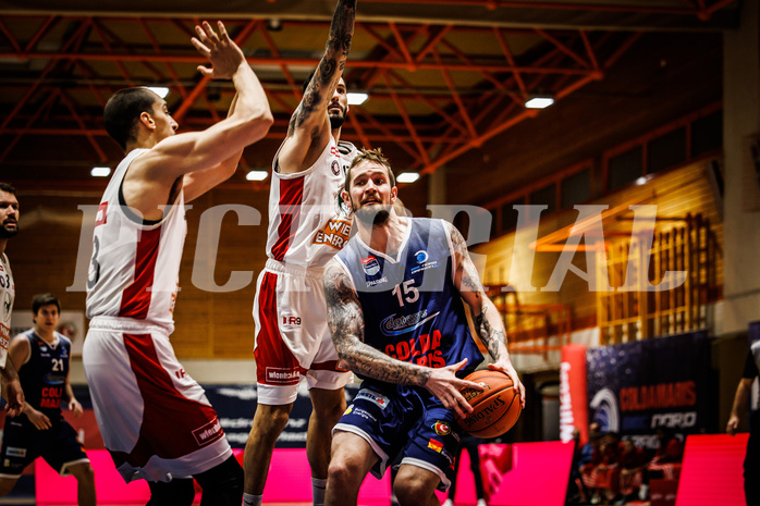 Basketball, win2day Basketball Superliga 2022/23, Grunddurchgang Runde 15, BBC Nord Dragonz, BC Vienna, 