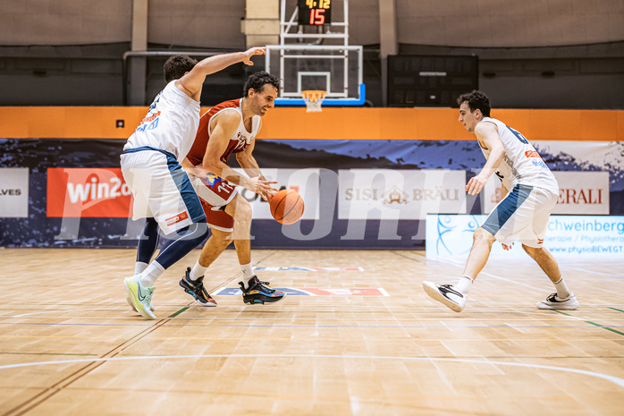Basketball, Win2Day Superliga 2022/23, Grunddurchgang 15.Runde, Vienna Timberwolves, Arkadia Traiskirchen Lions, Fabricio Vay (11)