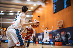 Basketball, Win2Day Superliga 2022/23, Grunddurchgang 15.Runde, Vienna Timberwolves, Arkadia Traiskirchen Lions, Paul Rotter (66)