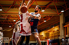 Basketball, win2day Basketball Superliga 2022/23, Grunddurchgang Runde 15, BBC Nord Dragonz, BC Vienna, 