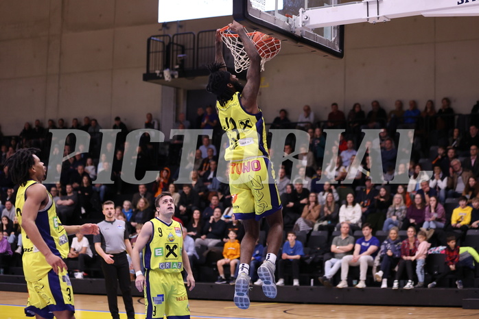 06.01.2023, Graz, Raiffeisen Sportpark Graz, Basketball Superliga 2022/23, Grunddurchgang, Runde 15, UBSC Raiffeisen Graz vs. CITIES Panthers Fürstenfeld