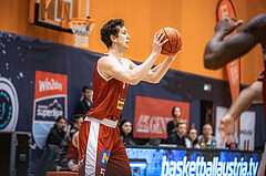 Basketball, Win2Day Superliga 2022/23, Grunddurchgang 15.Runde, Vienna Timberwolves, Arkadia Traiskirchen Lions, Hannes Joseph Kogelnik (5)