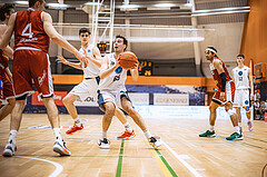 Basketball, Win2Day Superliga 2022/23, Grunddurchgang 15.Runde, Vienna Timberwolves, Arkadia Traiskirchen Lions, Paul Rotter (66)