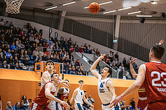 Basketball, Win2Day Superliga 2022/23, Grunddurchgang 15.Runde, Vienna Timberwolves, Arkadia Traiskirchen Lions, Paul Rotter (66)