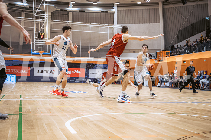 Basketball, Win2Day Superliga 2022/23, Grunddurchgang 15.Runde, Vienna Timberwolves, Arkadia Traiskirchen Lions, Paul Rotter (66)