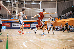 Basketball, Win2Day Superliga 2022/23, Grunddurchgang 15.Runde, Vienna Timberwolves, Arkadia Traiskirchen Lions, Paul Rotter (66)