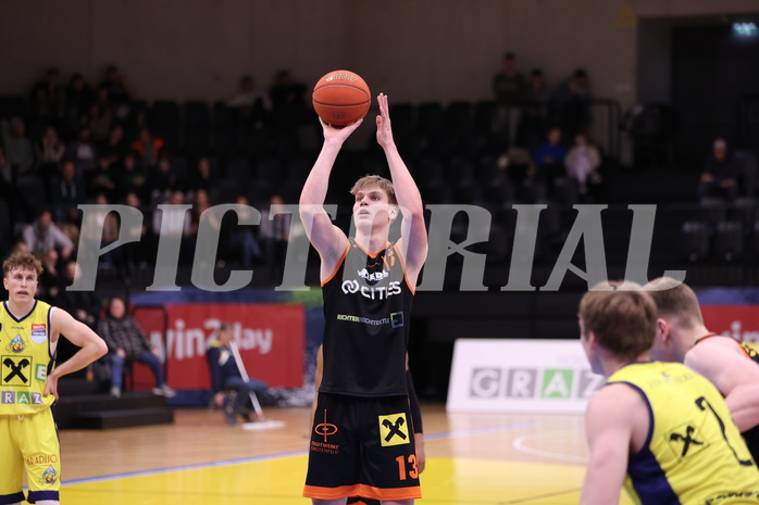 06.01.2023, Graz, Raiffeisen Sportpark Graz, Basketball Superliga 2022/23, Grunddurchgang, Runde 15, UBSC Raiffeisen Graz vs. CITIES Panthers Fürstenfeld