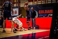 Basketball, win2day Basketball Superliga 2022/23, Grunddurchgang Runde 15, BBC Nord Dragonz, BC Vienna, 