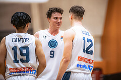 Basketball, Win2Day Superliga 2022/23, Grunddurchgang 15.Runde, Vienna Timberwolves, Arkadia Traiskirchen Lions, Dean-Leon Cantor (19), Philipp D’Angelo (9), Jakob Lohr (12)
