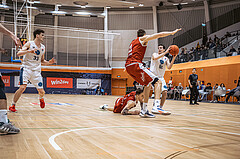 Basketball, Win2Day Superliga 2022/23, Grunddurchgang 15.Runde, Vienna Timberwolves, Arkadia Traiskirchen Lions, Paul Rotter (66)