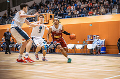 Basketball, Win2Day Superliga 2022/23, Grunddurchgang 15.Runde, Vienna Timberwolves, Arkadia Traiskirchen Lions, Evan Taylor (10)