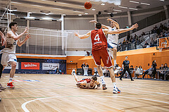 Basketball, Win2Day Superliga 2022/23, Grunddurchgang 15.Runde, Vienna Timberwolves, Arkadia Traiskirchen Lions, Paul Rotter (66)