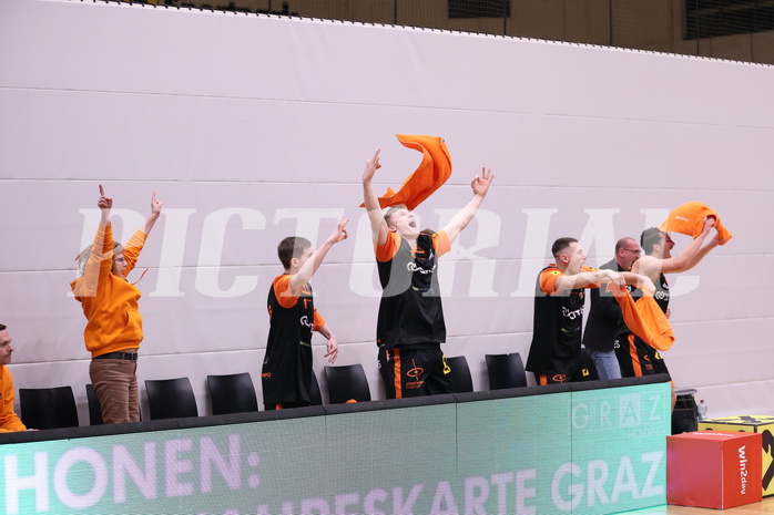 06.01.2023, Graz, Raiffeisen Sportpark Graz, Basketball Superliga 2022/23, Grunddurchgang, Runde 15, UBSC Raiffeisen Graz vs. CITIES Panthers Fürstenfeld