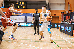 Basketball, Win2Day Superliga 2022/23, Grunddurchgang 15.Runde, Vienna Timberwolves, Arkadia Traiskirchen Lions, Jakob Lohr (12)