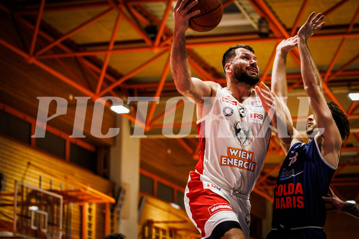 Basketball, win2day Basketball Superliga 2022/23, Grunddurchgang Runde 15, BBC Nord Dragonz, BC Vienna, 