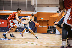 Basketball, Win2Day Superliga 2022/23, Grunddurchgang 15.Runde, Vienna Timberwolves, Arkadia Traiskirchen Lions, Jakob Lohr (12)