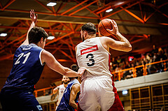 Basketball, win2day Basketball Superliga 2022/23, Grunddurchgang Runde 15, BBC Nord Dragonz, BC Vienna, 