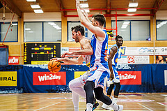 Basketball, win2day Basketball Superliga 2023/24, Halbfinale Spiel 1, Traiskirchen Lions, Oberwart Gunners, Fabricio Vay (11)