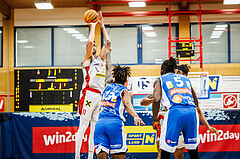 Basketball, win2day Basketball Superliga 2023/24, Halbfinale Spiel 1, Traiskirchen Lions, Oberwart Gunners, Fabricio Vay (11)