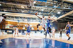 Basketball, bet-at-home Basketball Superliga 2020/21, Grunddurchgang, 14. Runde, Oberwart Gunners, Gmunden Swans, Nigel Pruitt (11)