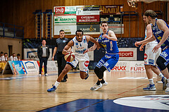 Basketball, bet-at-home Basketball Superliga 2020/21, Grunddurchgang 14. Runde, Oberwart Gunners, Gmunden Swans, Laurence Alexander (4)