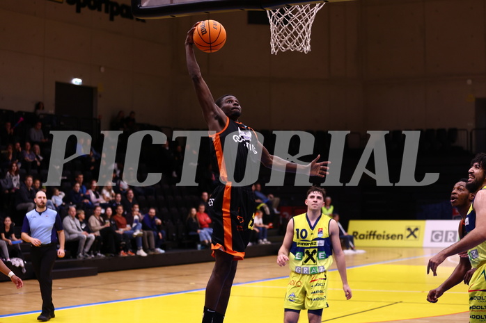 28.10.2023, Graz, Raiffeisen Sportpark Graz, Basketball Austria Cup 2023/24, Achtelfinale, UBSC Raiffeisen Graz vs. CITIES Panthers Fürstenfeld