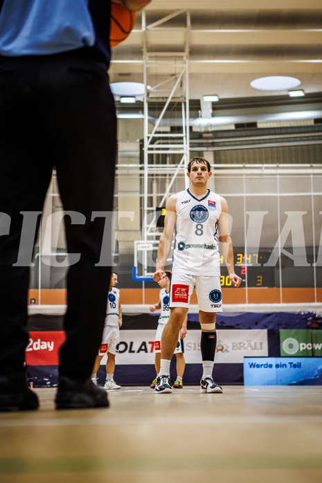Basketball, Basketball Austria Cup 2023/24, Achtelfinale Spiel 2, Vienna Timberwolves, Flyers Wels, Elias Wlasak (8)