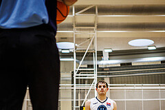 Basketball, Basketball Austria Cup 2023/24, Achtelfinale Spiel 2, Vienna Timberwolves, Flyers Wels, Elias Wlasak (8)