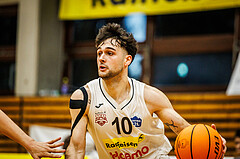 Basketball, Basketball Zweite Liga 2023/24, Grunddurchgang 6.Runde, Mattersburg Rocks, Raiders Innsbruck, Julian Alper (10)