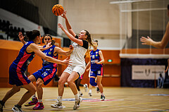 Basketball, Win2Day Basketball Damen Superliga 2023/24, Grunddurchgang 3.Runde, Basket Flames, UBSC Graz, Stella Popp (4)