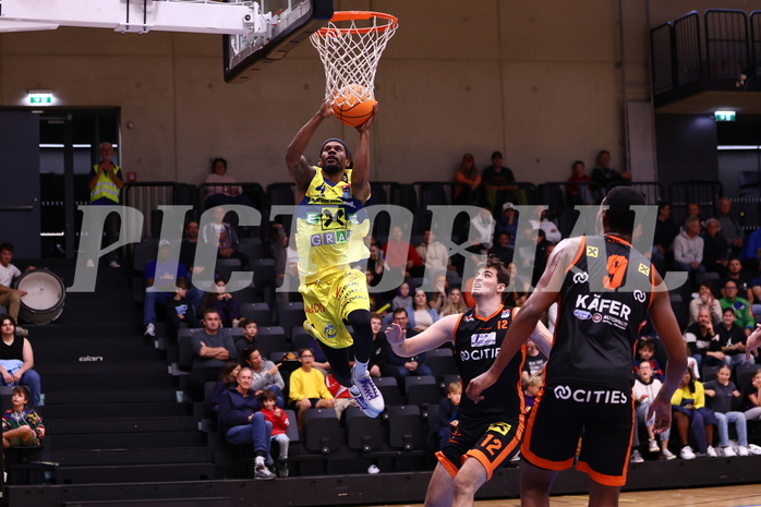 28.10.2023, Graz, Raiffeisen Sportpark Graz, Basketball Austria Cup 2023/24, Achtelfinale, UBSC Raiffeisen Graz vs. CITIES Panthers Fürstenfeld